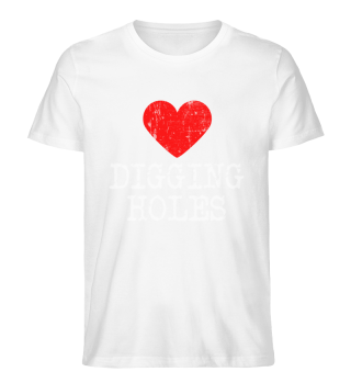 Heart digging holes | Love digging holes