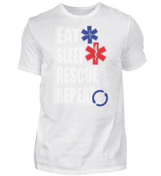 Eat Sleep Rescue Repeat Notfallsanitäter