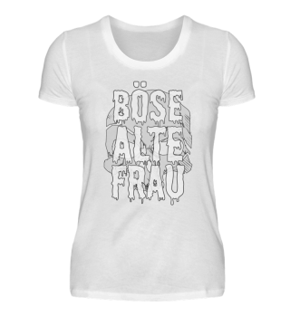 Böse alte Frau