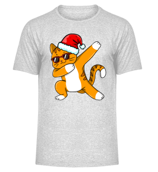 Dabbing Katze Tanz Lustige Weihnachten