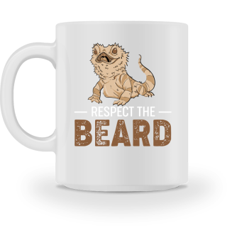 Respect The Beard Funny Bearded Dragon Gift-cb06