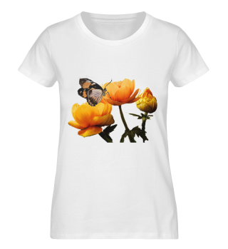Flower with Butterfly Tshirt