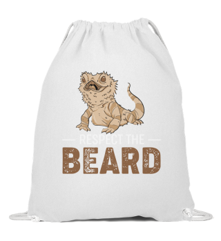 Respect The Beard Funny Bearded Dragon Gift-cb06