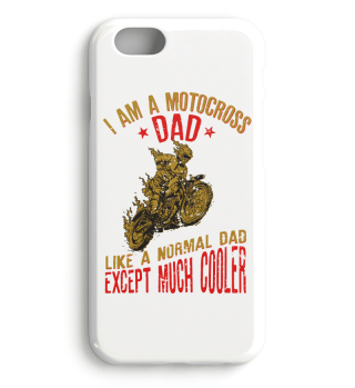 I Am A Motocross Dad graphic - Vintage Biker Gift For Mens