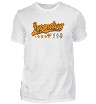 Legendary since 1989, orange