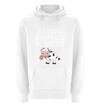 Funny Vegan Design Eating Animals Is Weird