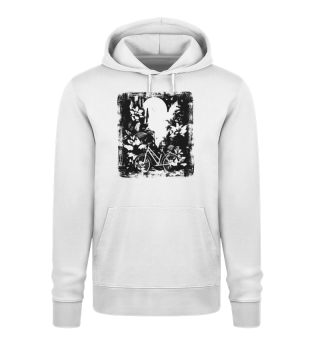 Mountainbiking Skizze Hoodie