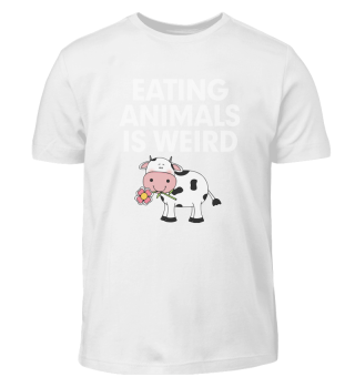 Funny Vegan Design Eating Animals Is Weird