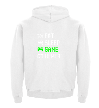 Eat Sleep Video Game Repeat Funny Gamer 