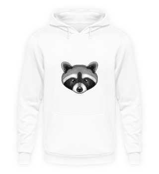 Pixel raccoon bear love animals animal