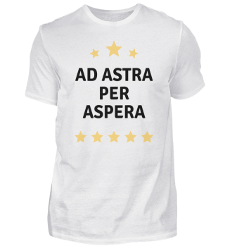  Ad Astra Per Aspera Motivation Spruch