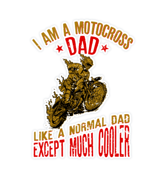 I Am A Motocross Dad graphic - Vintage Biker Gift For Mens-a38b