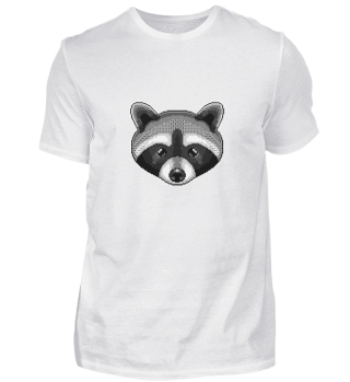Pixel raccoon bear love animals animal