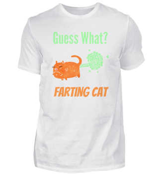  Guess What Farting Cat Butt Retro